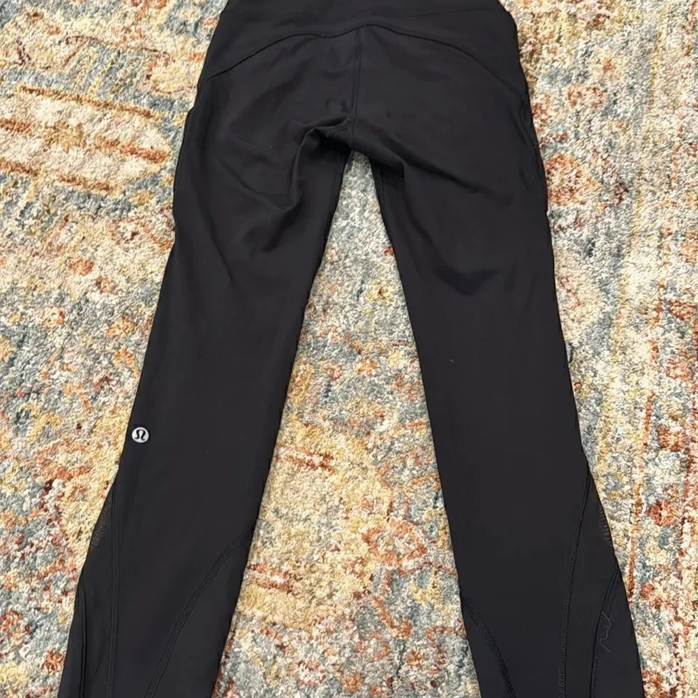 Lululemon Two front zipper leggings